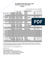 Planning Avril 2023 Nantes