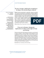 Da Arte À Terapia Implicações Terapêuticas Da Dança À Luz Da Psicologia Corporal