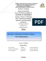 Master Academique: Recyclage Et Valorisation Des Huiles de Vidange: Etude Bibliographique