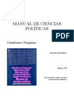 Manual de Ciencias Políticas: Gianfranco Pasquino