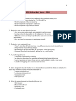 Psychological Testing Quiz