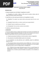 ¿Cómo Ganar A Nuestros Vecinos o Amigos? Lucas 10:5, 8-9 Introducción