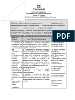 Plano de Ensino Praticas Integrativas II