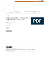 Evidence-Based Survey Design: The Use of A Midpoint On The Likert Scale