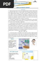 ¿Qué Es Una Reacción Química?