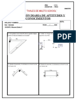 Evaluación Diaria de Aptitudes Y Conocimientos: I.E.P Thales de Mileto School