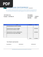 Invoice 002511