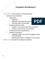 What Is Computer Architecture?: Abstraction