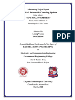 Industrial Automatic Counting System: A Internship Project Report