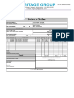 Delivery Challan: Total