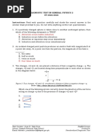 GP 2 Diagnostic Test Answer Key