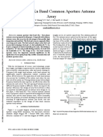 Design of Ka Ku Band Common Aperture Antenna Array