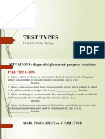 Test Types: Dr. Habil Fábián Gyöngyi