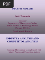 Industry Analysis: Dr.M. Thenmozhi