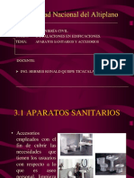 Aparatos Sanitarios y Accesorios