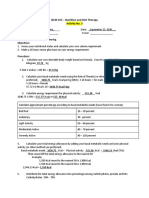 NCM 105 - Nutrition and Diet Therapy Activity No. 3