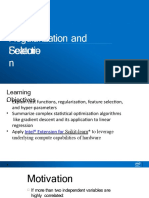 Regularization and Feature Selectio N