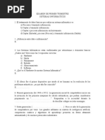 Examen de Primer Trimestre