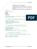 Lección 09 Restricciones ORACLE