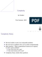 COMS3005A Complexity