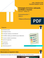 Subrayado, Sumillado y Resumen - Se 4