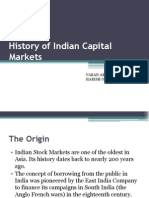 FMFS - History of Indian Capital Markets