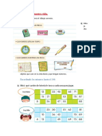 Los Números en Nuestra Vida.: 1) Leé La Pista y Encerrá El Dibujo Correcto. 2) Dibu