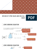 Design of Spur Gear and Helical Gear (Week 05-06)