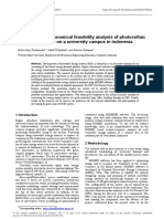 Feasibility Analysis of PV Power Installation in Indonesia