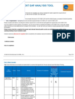 Iso 50001:2018 Client Gap Analysis Tool: Instructions For Use