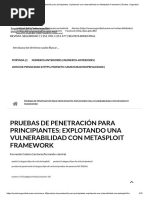 Pruebas de Penetración para Principiantes - Explotando Una Vulnerabilidad Con Metasploit Framework - Revista .Seguridad