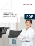 Your Experts in Hematology and Clinical Chemistry