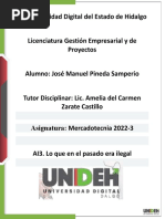 Licenciatura Gestión Empresarial y de Proyectos: Universidad Digital Del Estado de Hidalgo