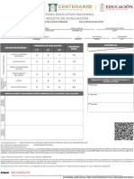 Boleta de Evaluación Sistema Educativo Nacional