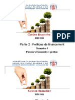 Gestion Financière: Partie 2: Politique de Financement