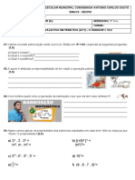 Av1 de Matemática - Propriedades Das Potencias