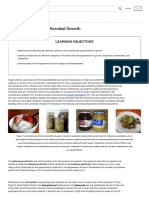 The E Ects of PH On Microbial Growth: Learning Objectives