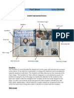 Double Page Spread Analysis