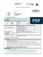 Sesión de Aprendizaje de DPCC: I. TITULO: Nos Hacemos Adultos II. Datos Informativos