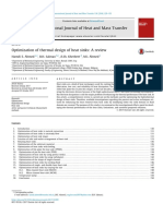 Optimization of Thermal Design of Heat Sinks A Review