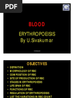 Blood: Erythropoeisis by U.Sivakumar