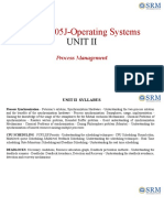 18CSC205J-Operating Systems: Unit Ii