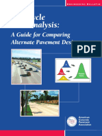 Eb220p LIFE CYCLE COST ANALYSIS A Guide For Comparing Alternate Pavement Designs