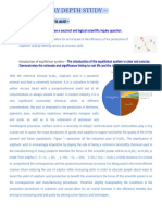 Chemistry Depth Study