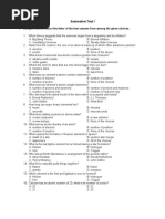 Summative Test I