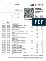 Savings Account Statement: Capitec B Ank