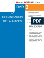 UNIDAD 3 La Organización Del Almacén