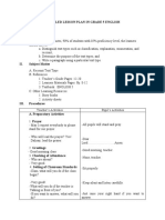 Detailed Lesson Plan English V