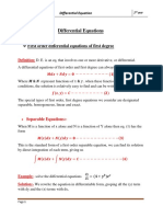 Differential Equations