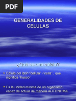 Generalidades de Celulas